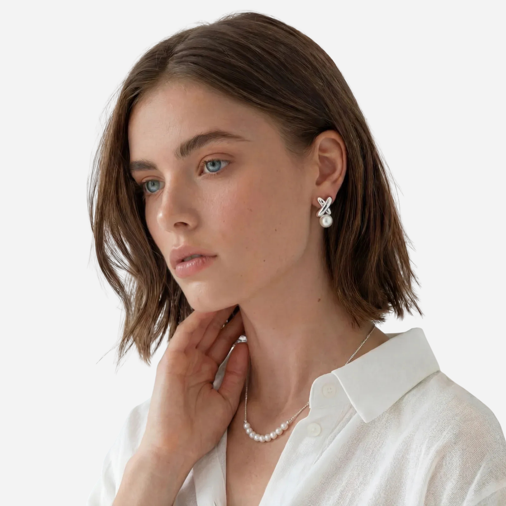 Heirloom Pearl Arc Necklace