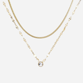 Legacy Layered Crystal Drop Necklace