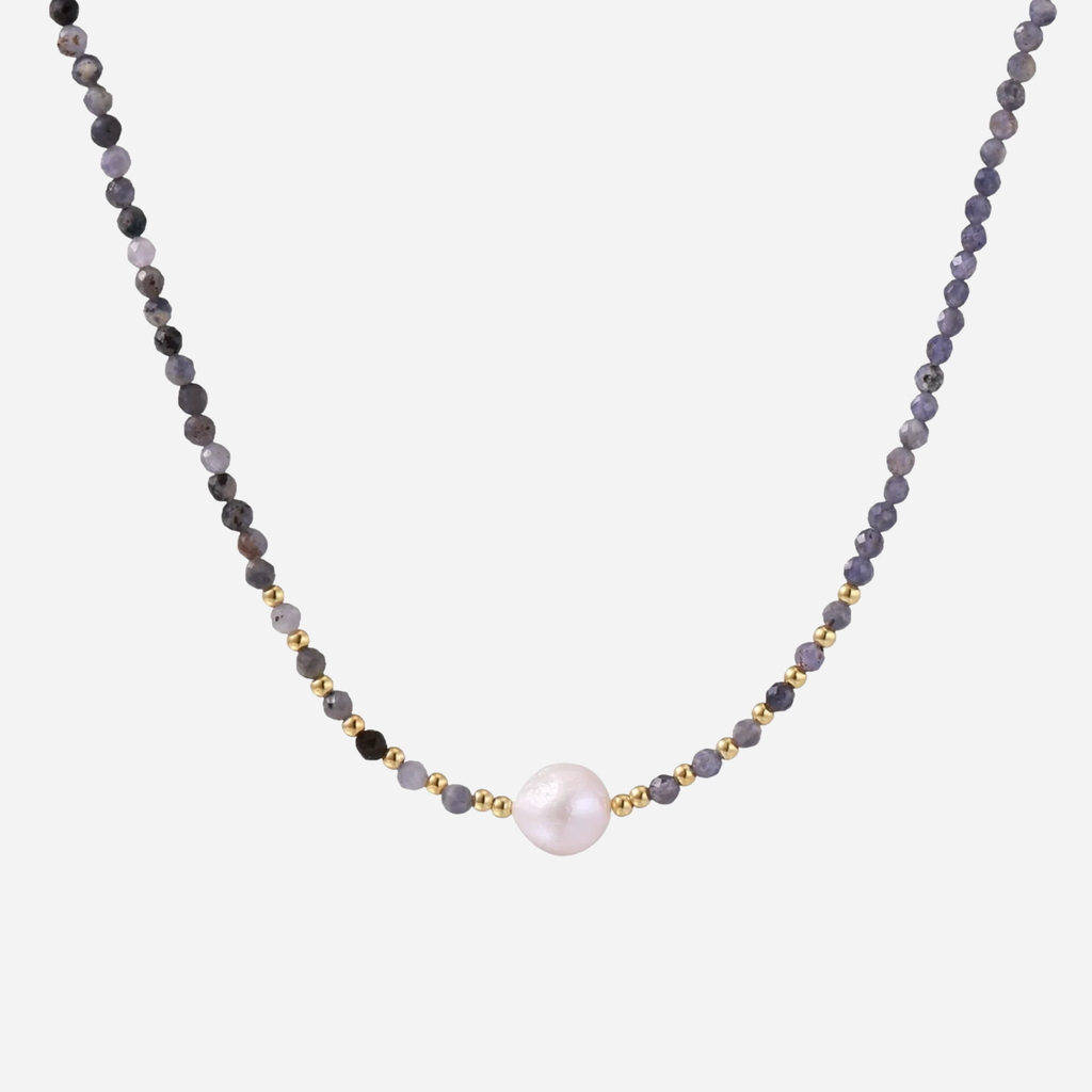 Heirloom Pearl Lolite Necklace