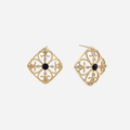 Eco-Chic Byzantine Dream Studs