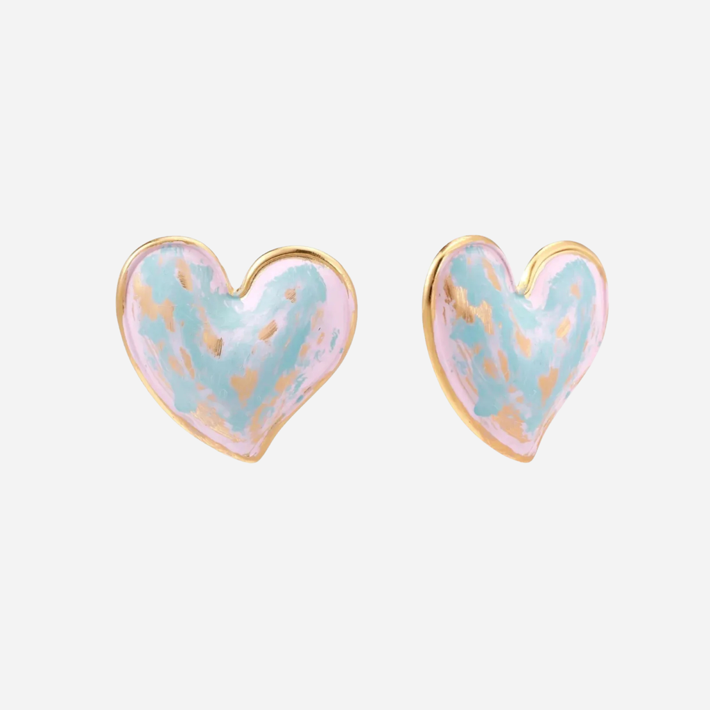 Dreamy Heart Studs