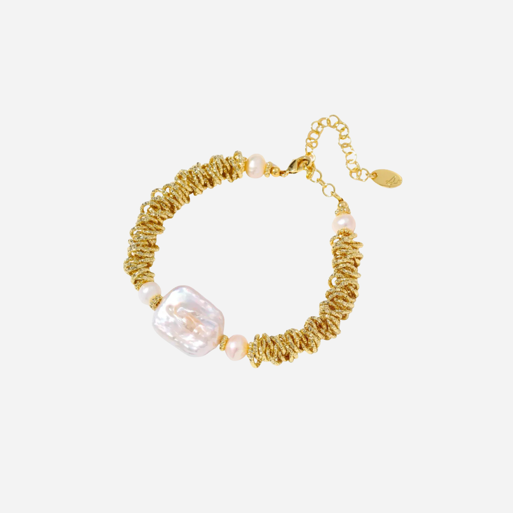 Pearl Spiral Bracelet