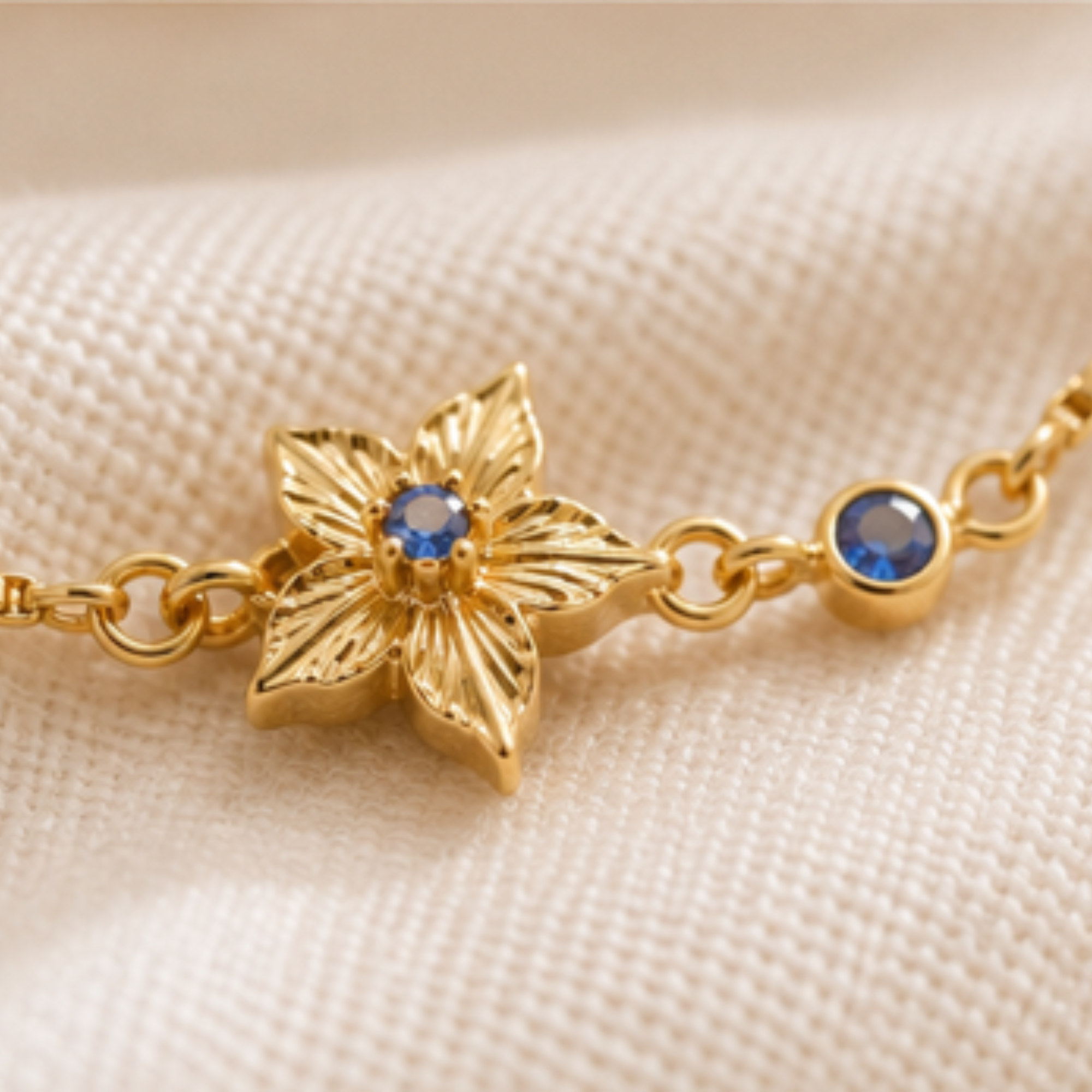 The Flora Birth Flower Bracelet