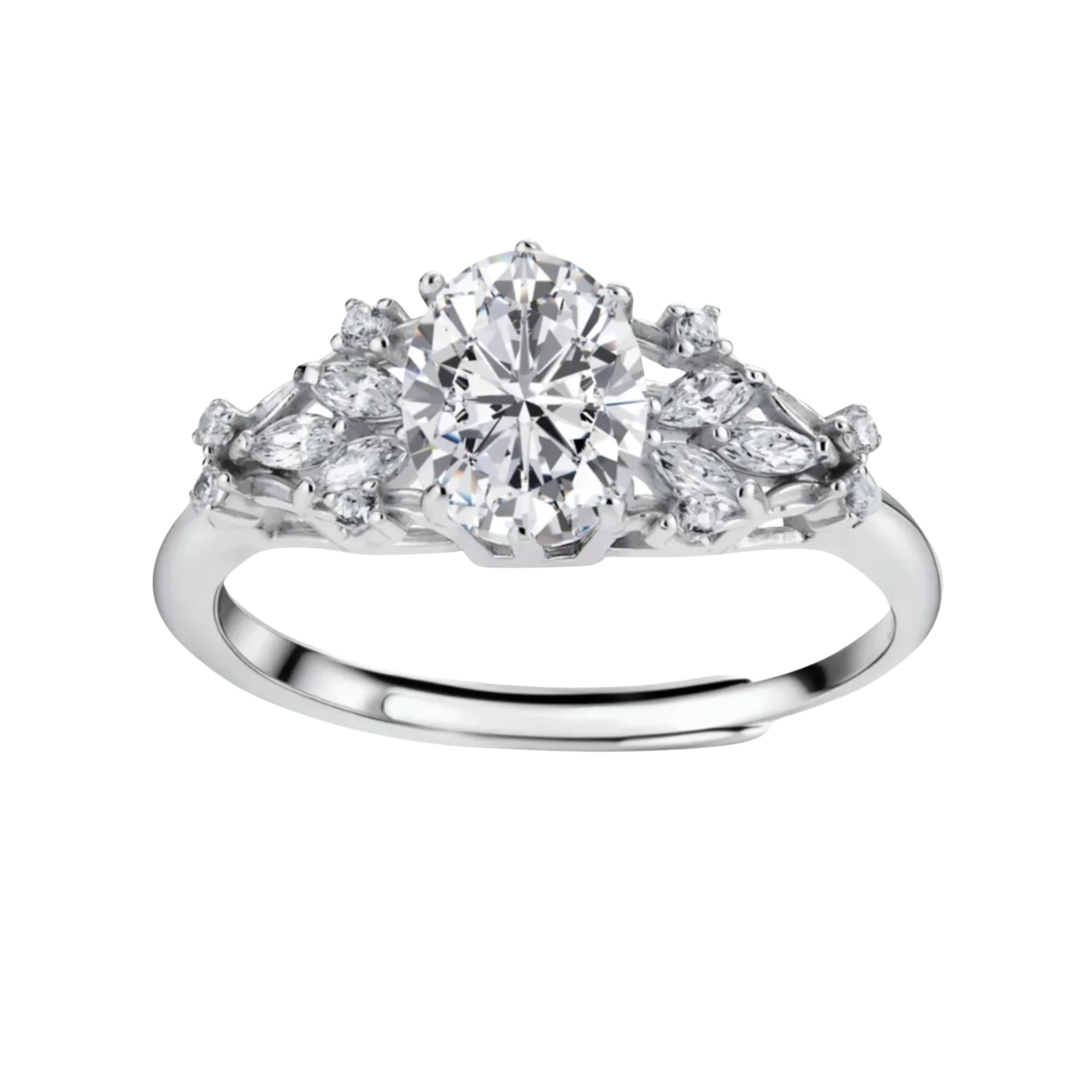 Heirloom Halo Moissanite Ring
