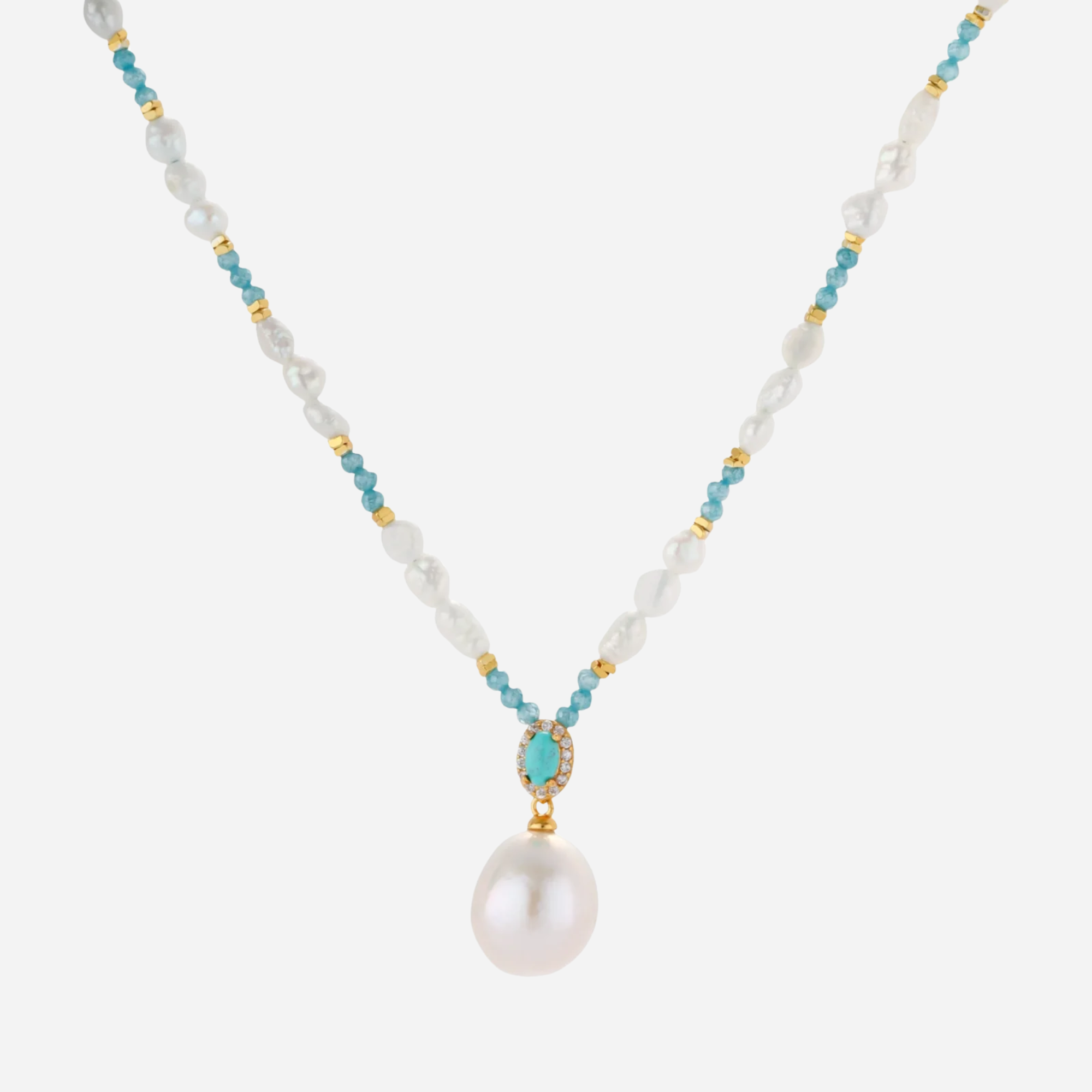 Aqua Bloom Necklace