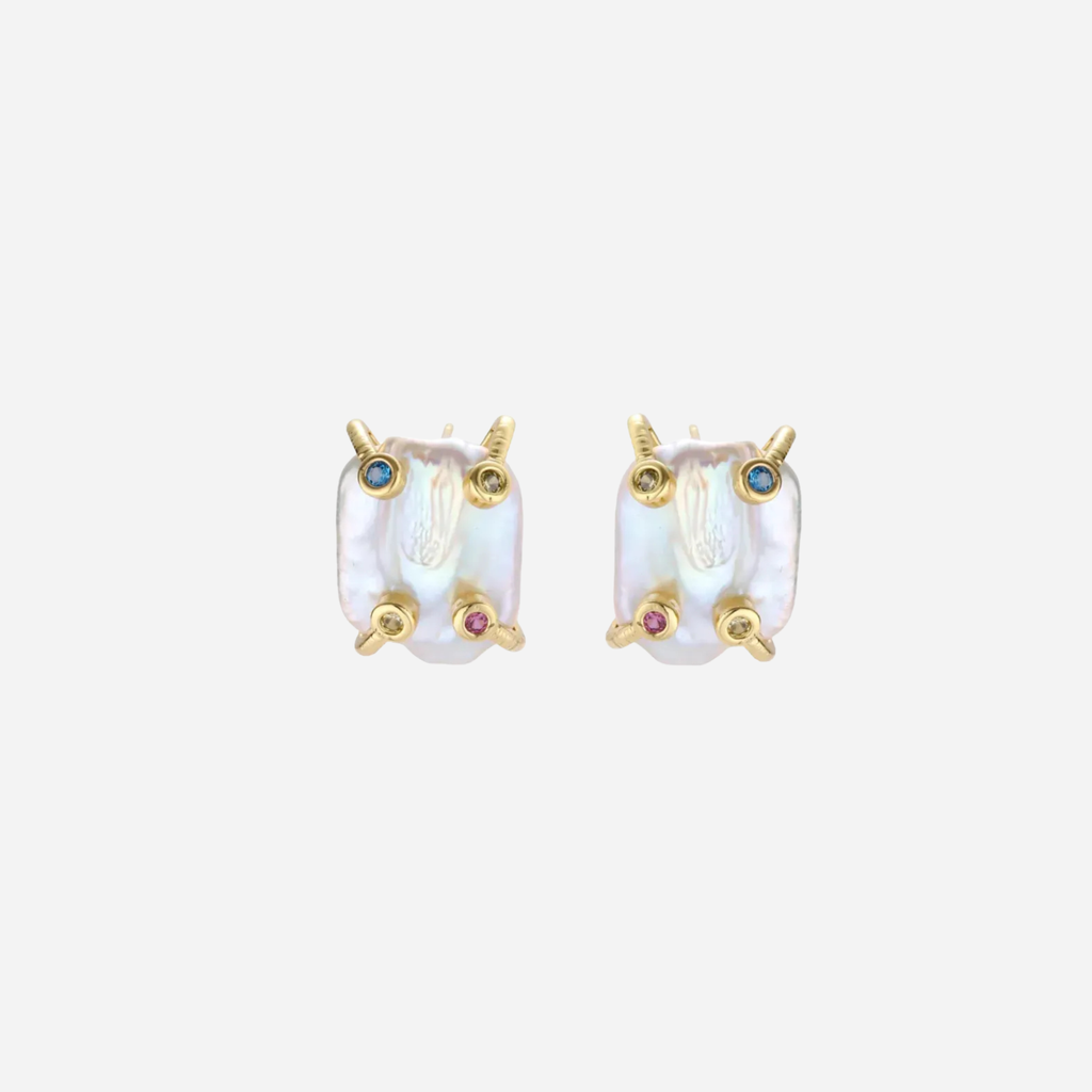 Baroque Pearl Studs