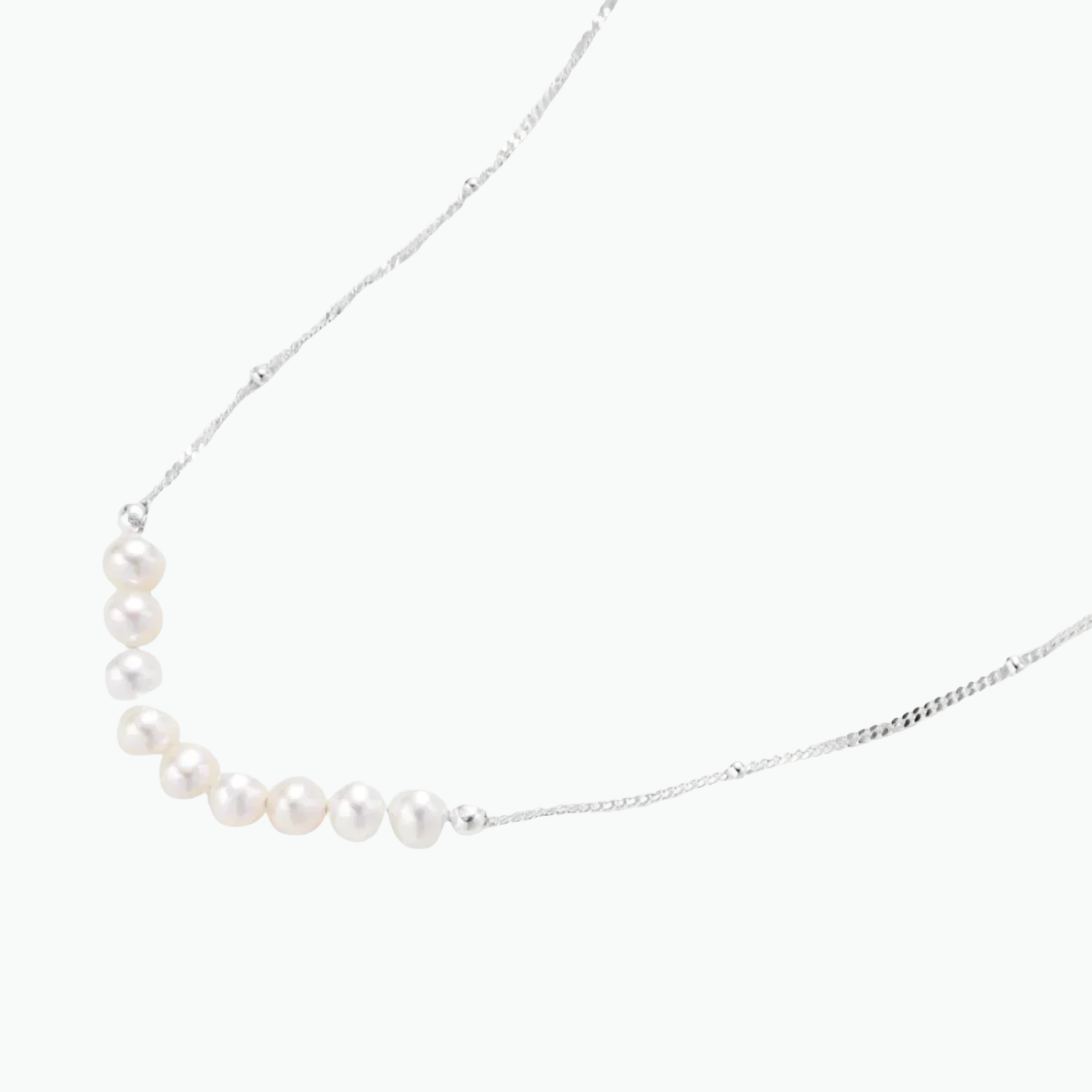 Heirloom Pearl Arc Necklace