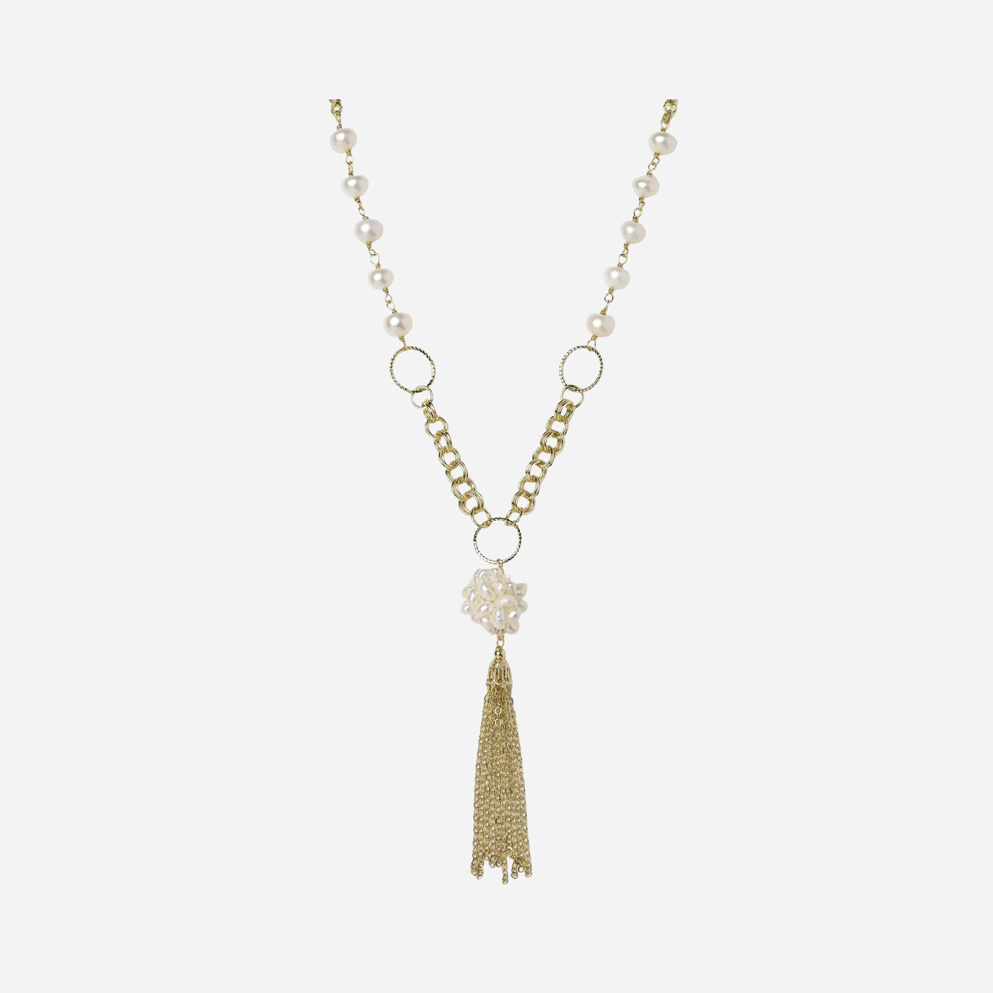 Legacy Pearl Tassel Necklace