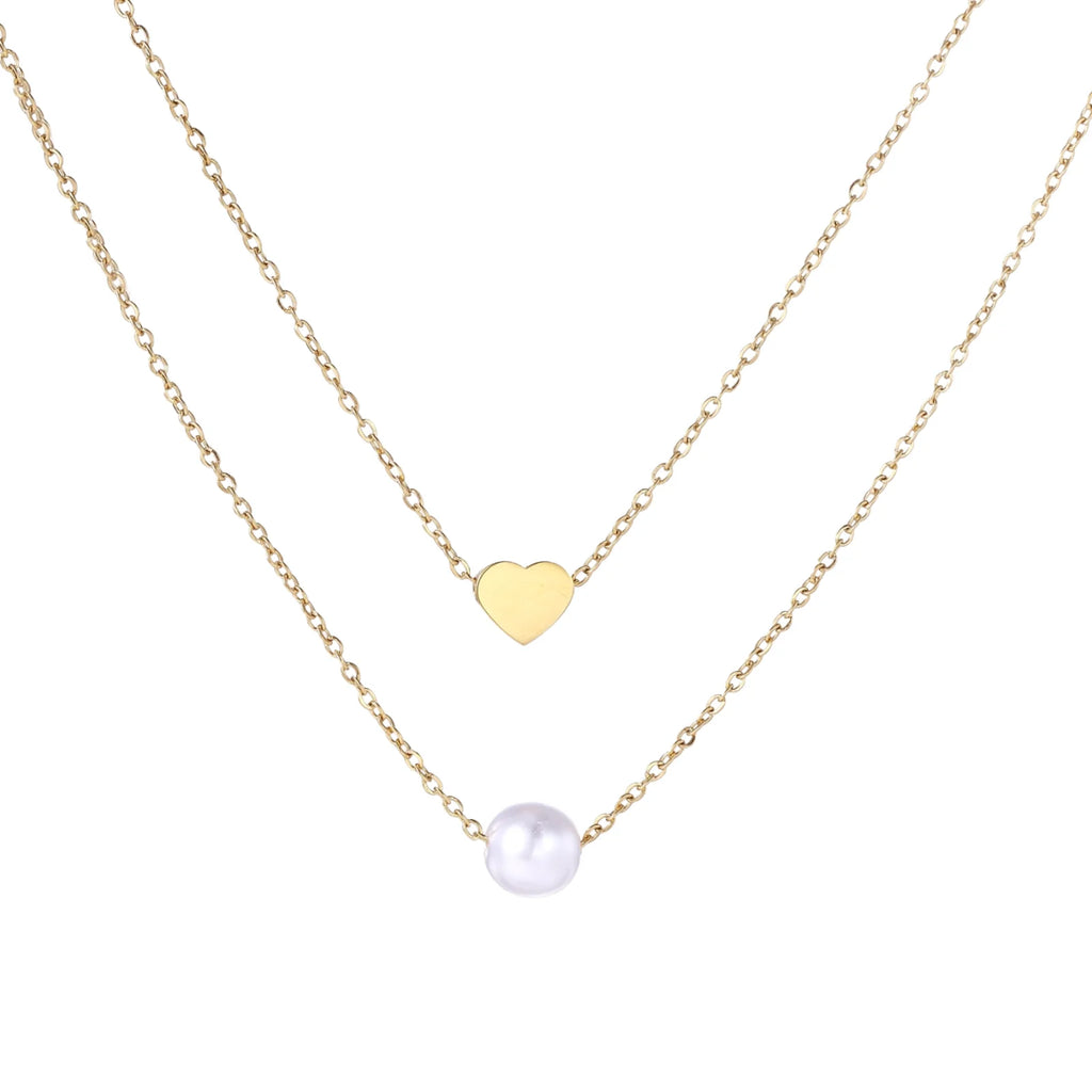 The Legacy Heart & Pearl Necklace