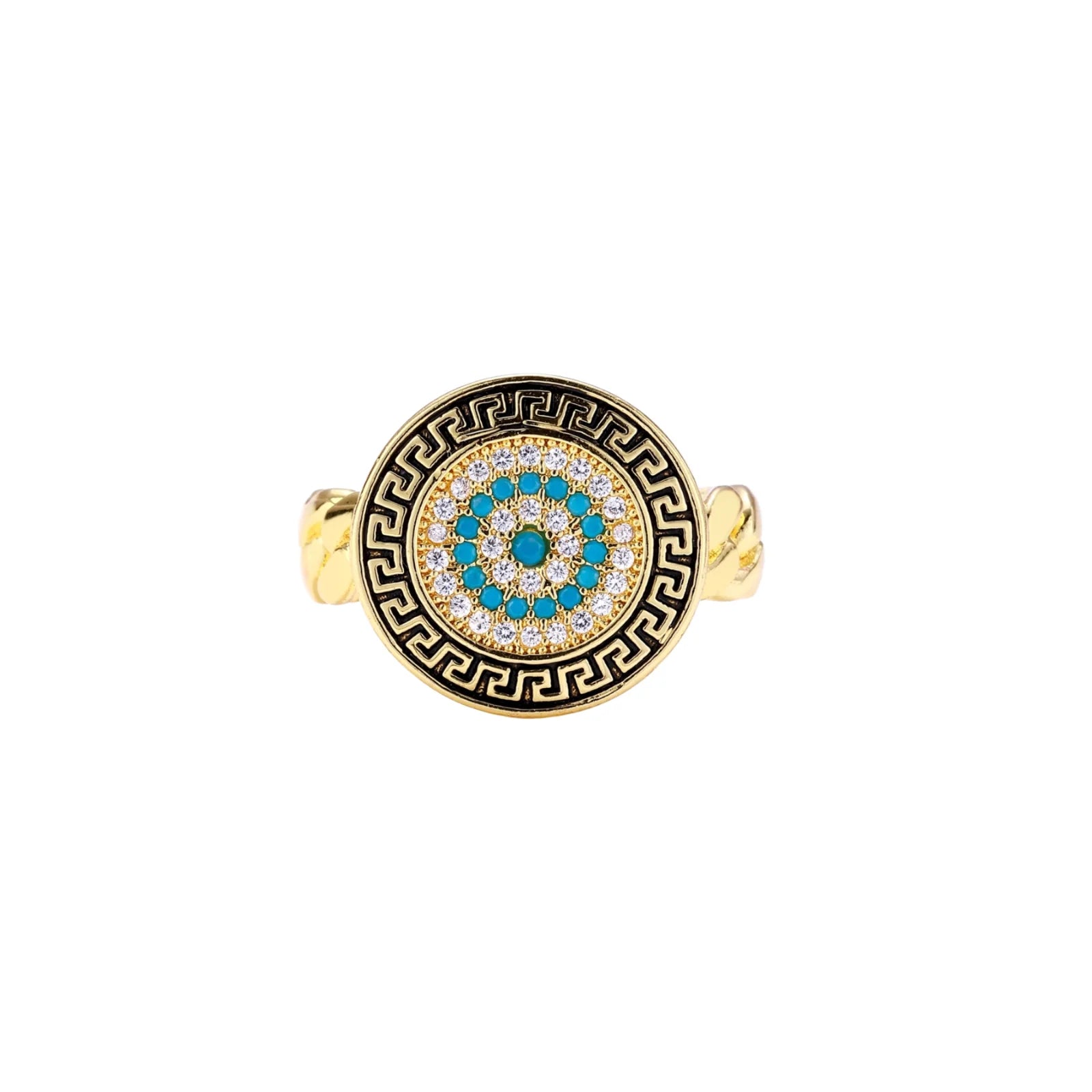 Eternal Guardian Eye Medallion Ring