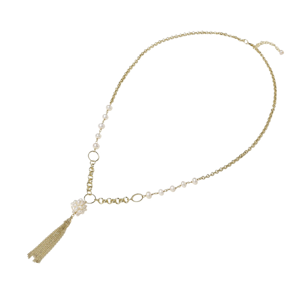 Pearl Tassel Necklace