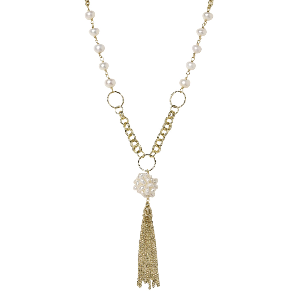 Pearl Tassel Necklace