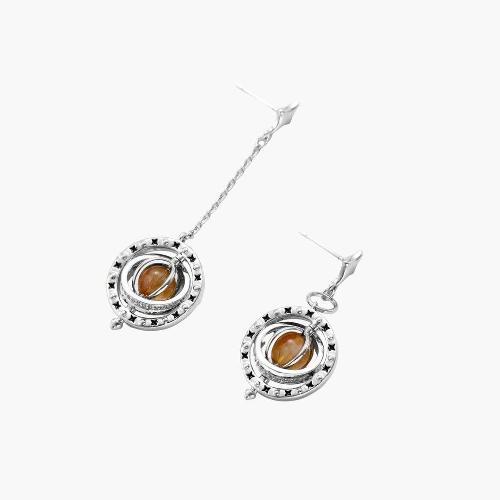 Boho Asymmetric Earrings in Sterling Silver