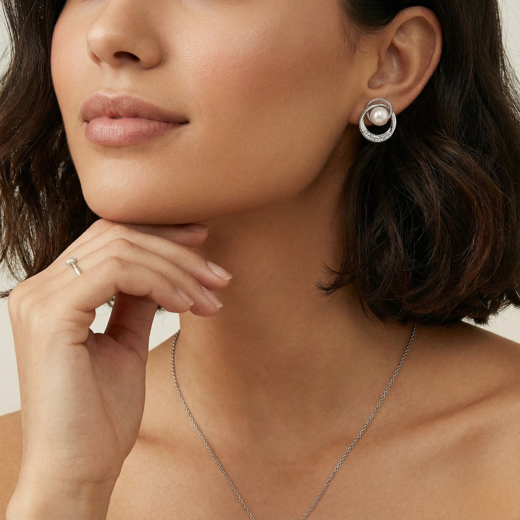 Legacy Pearl Orbit Studs