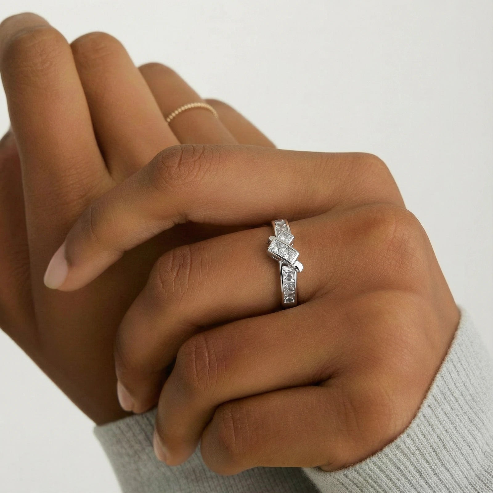 Eco-chic Minimalist Gallery Ring