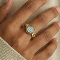 Eternal Guardian Eye Medallion Ring