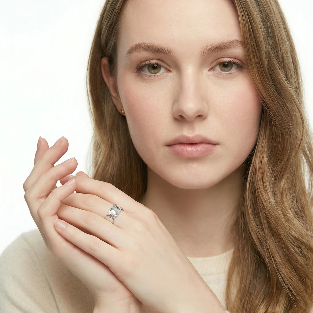 Chain Bridge Cuff Ring
