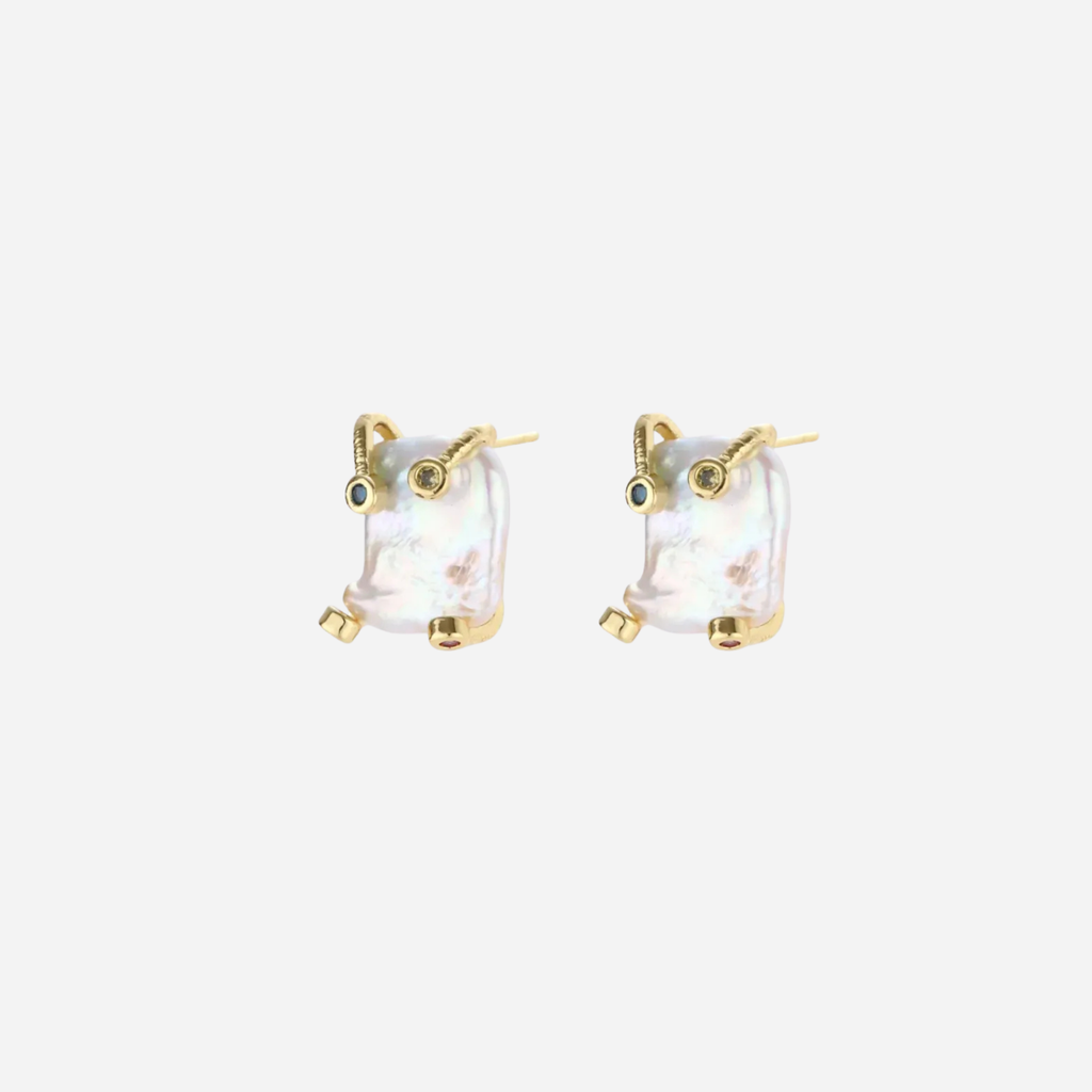Baroque Pearl Studs