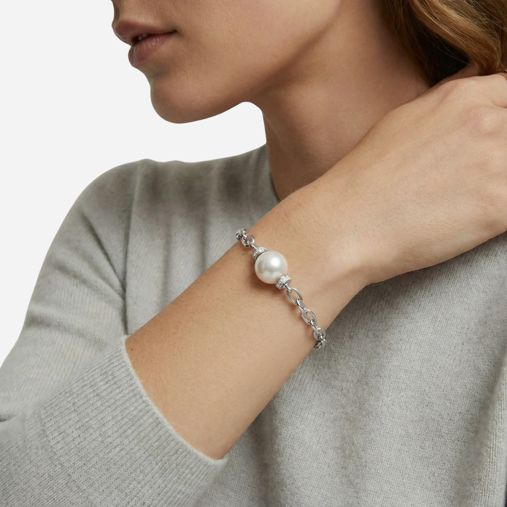 Heirloom Freshhwater Pearl Chain Bracelet