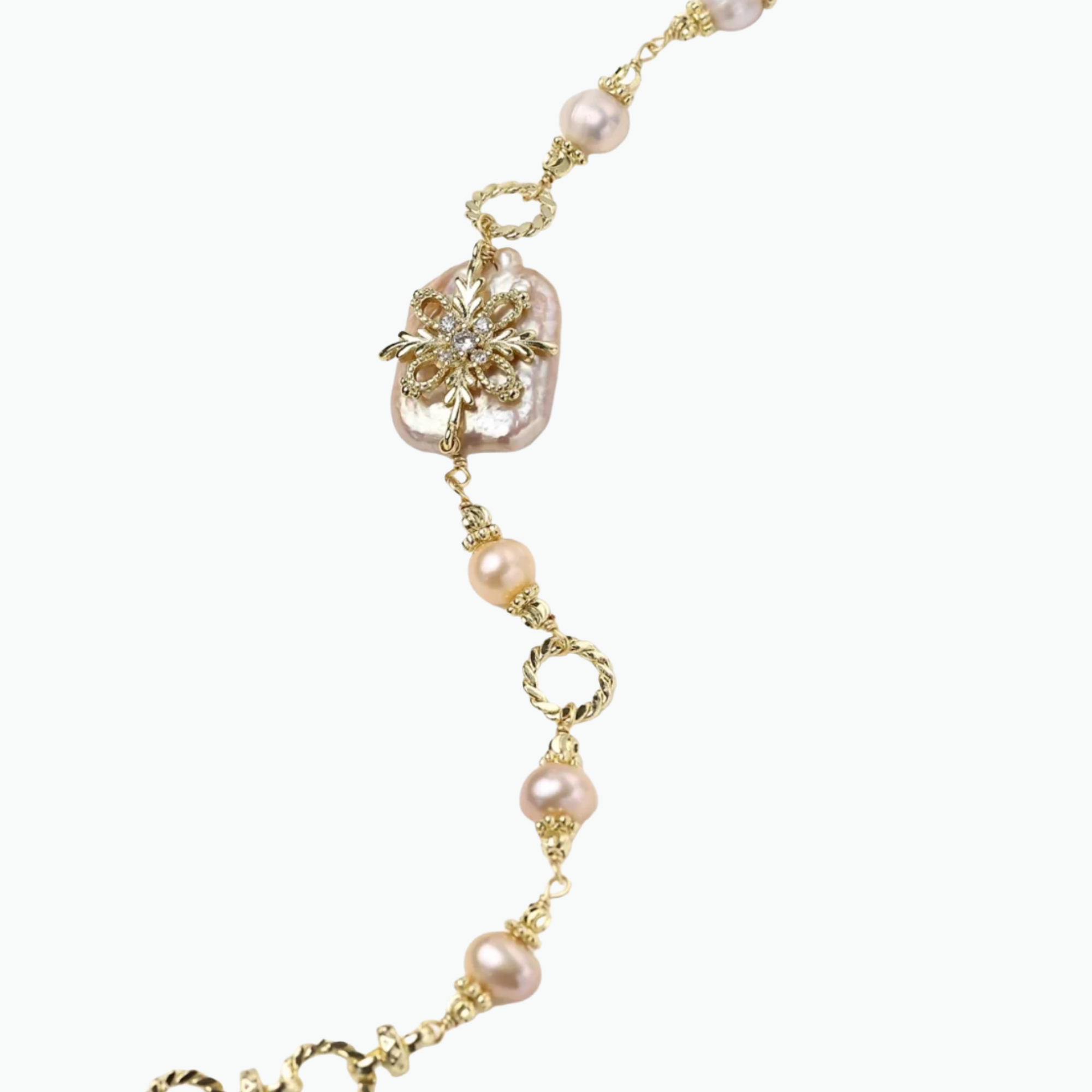 Baroque Pearl Bloom Bracelet