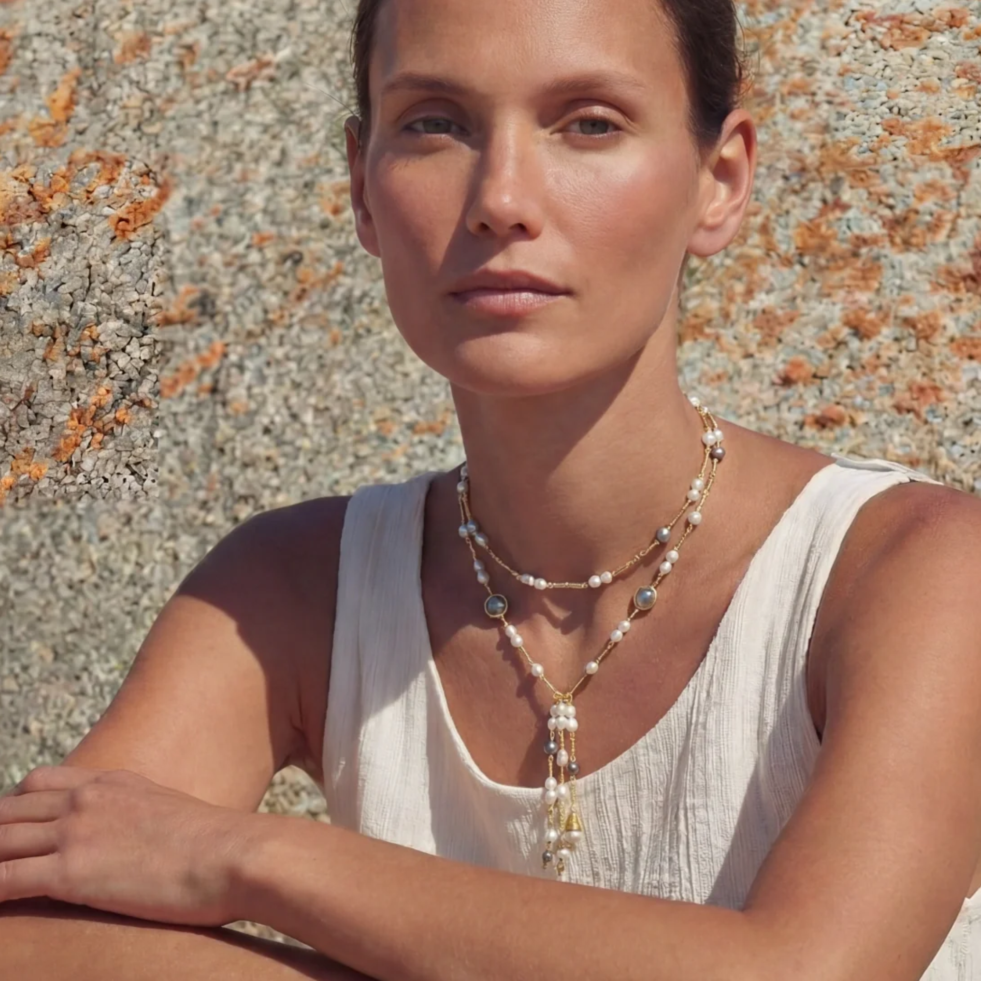 Eco-Chic Freshwater Pearl Lariat