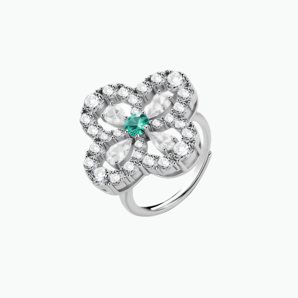 Heirloom Sterling Silver Lucky Charm Clover Ring
