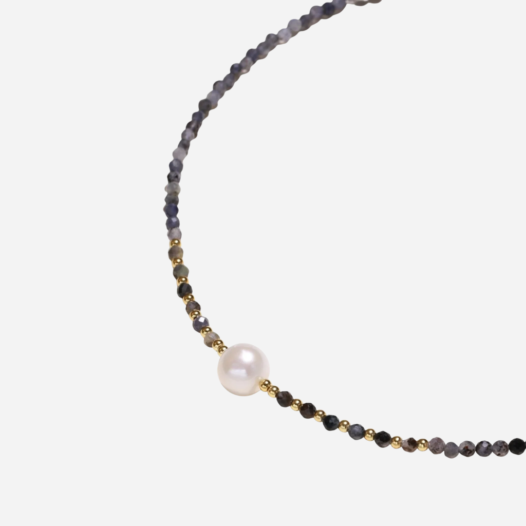 Heirloom Pearl Lolite Necklace