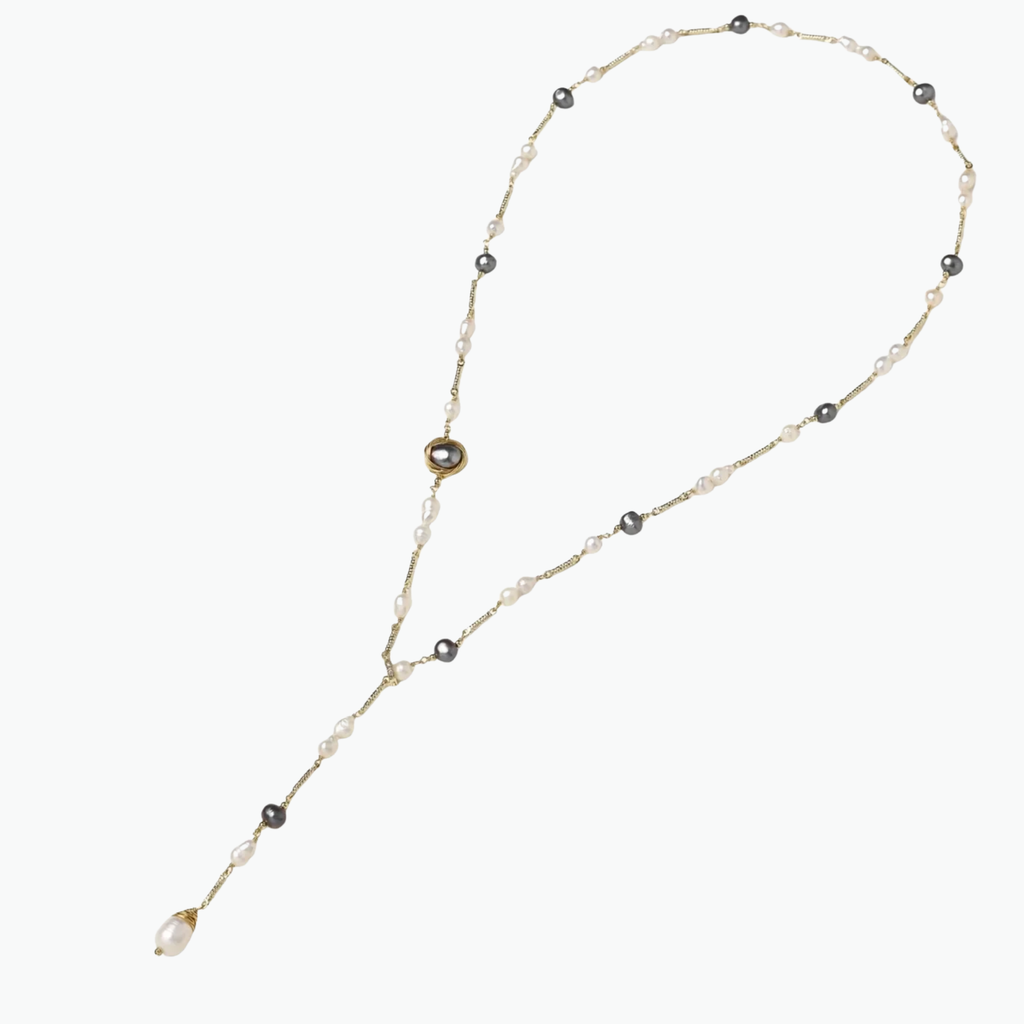 Eco-Chic Freshwater Pearl Lariat