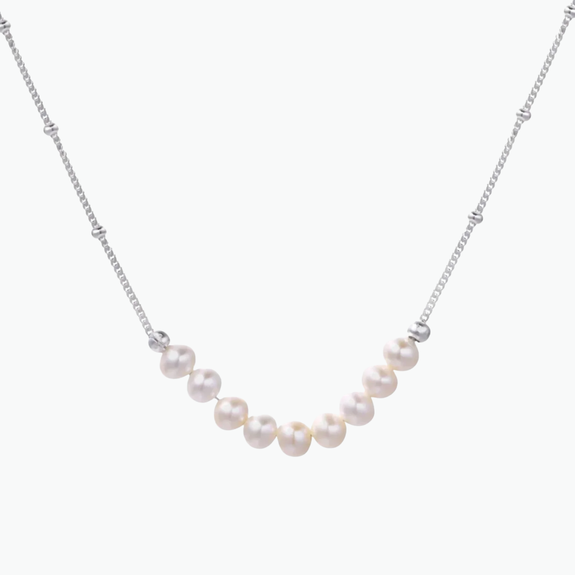Heirloom Pearl Arc Necklace