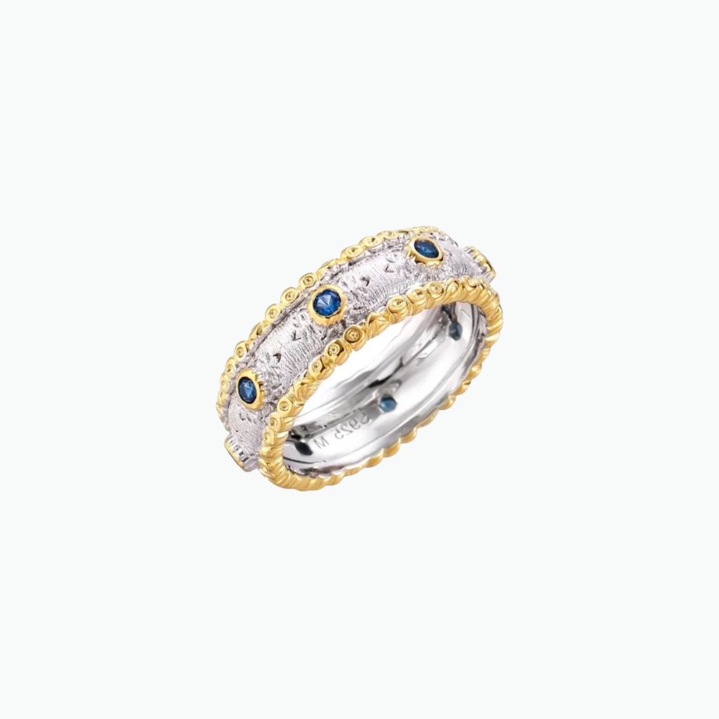 Heirloom 24K Vermeil Gold Azure Band Ring