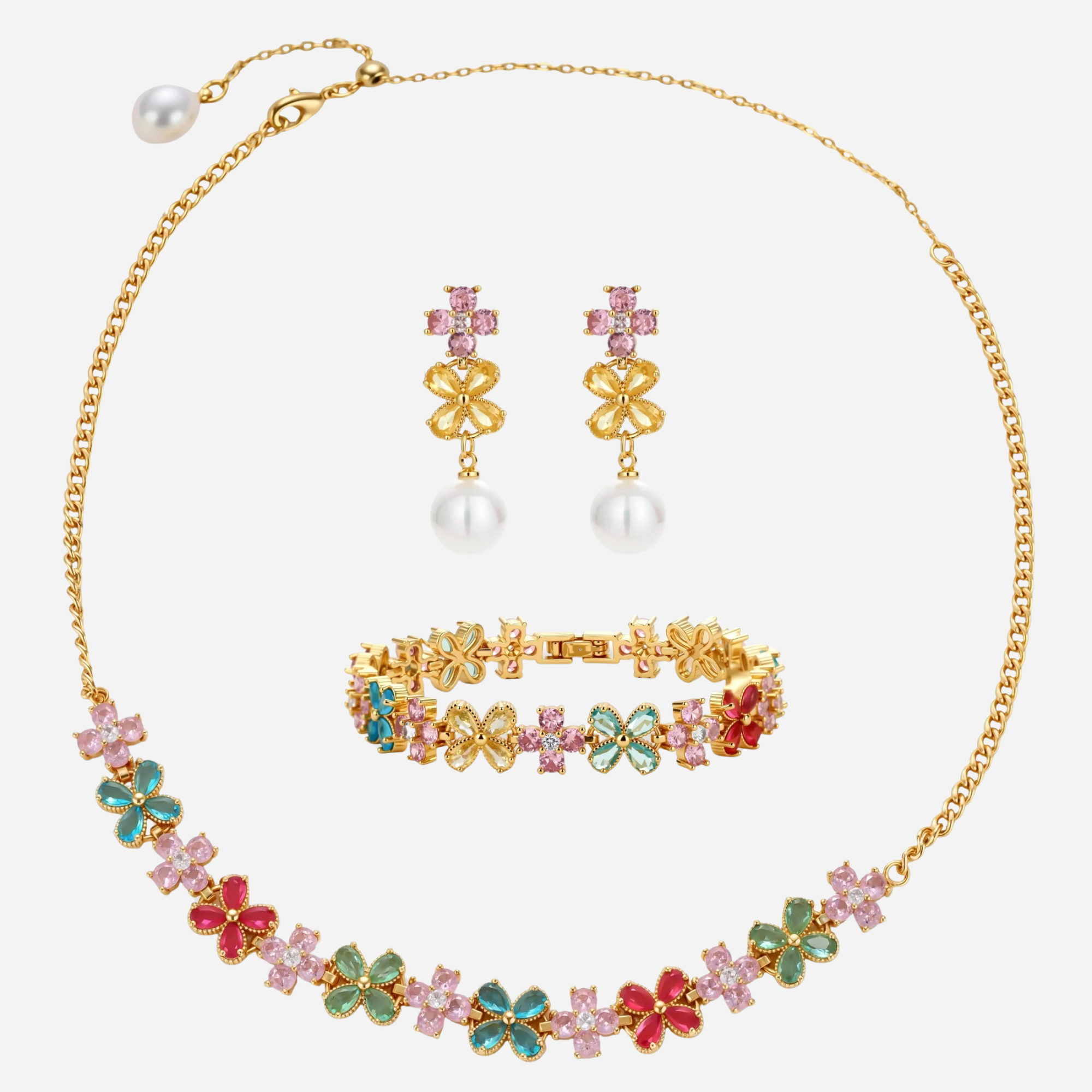 Garden Bloom Jewelry Set