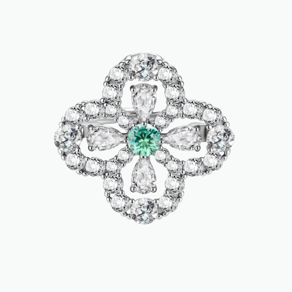 Heirloom Sterling Silver Lucky Charm Clover Ring