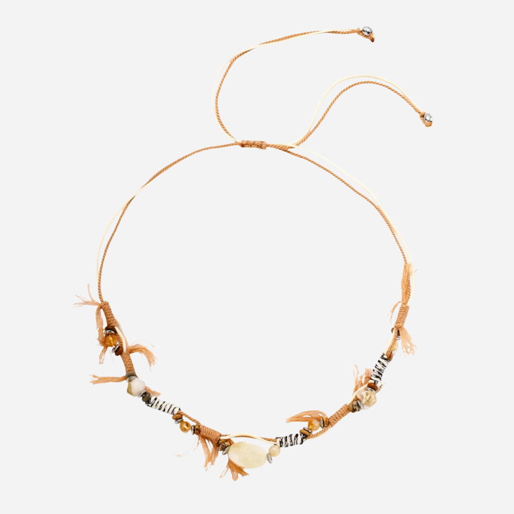 Boho Earthy Vibes Citrine Necklace