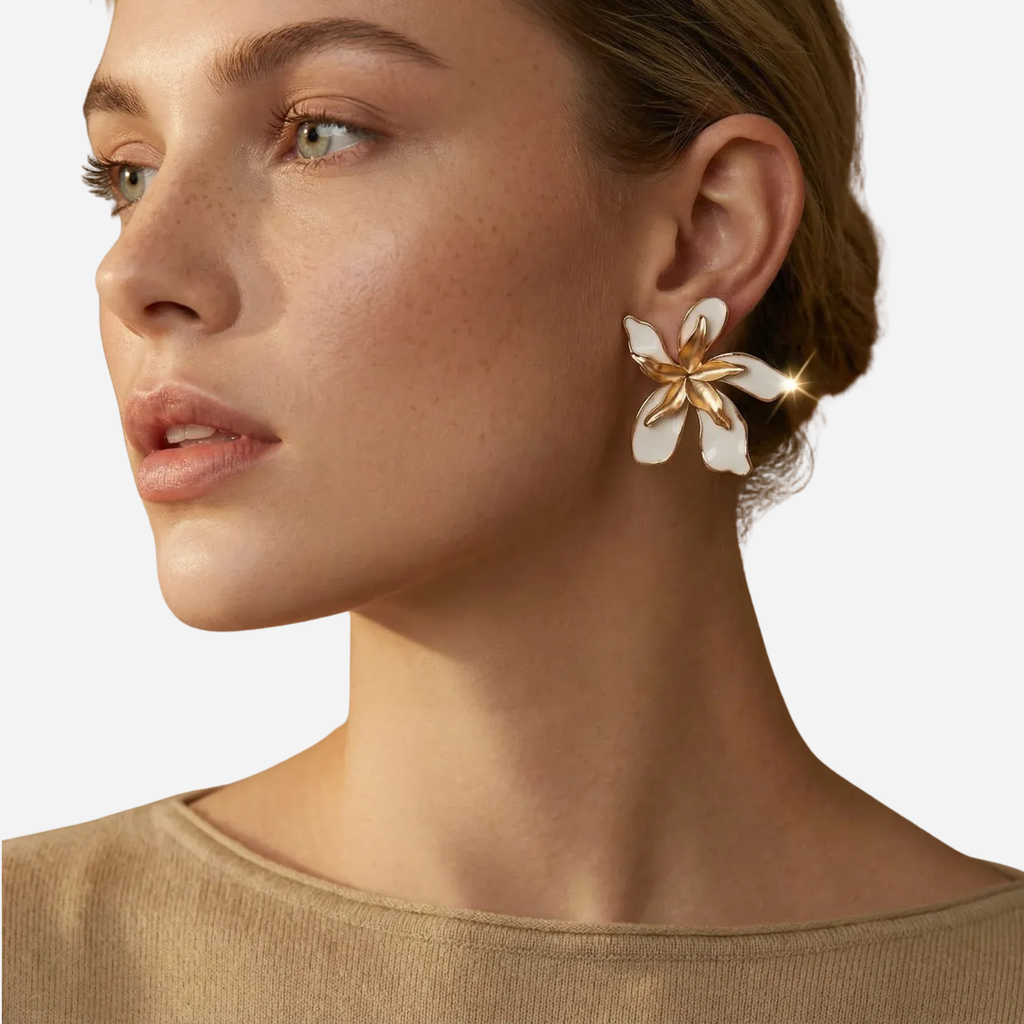 Eco-Chic Garden Dreams Statement Earrings