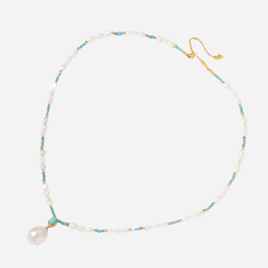Aqua Bloom Necklace