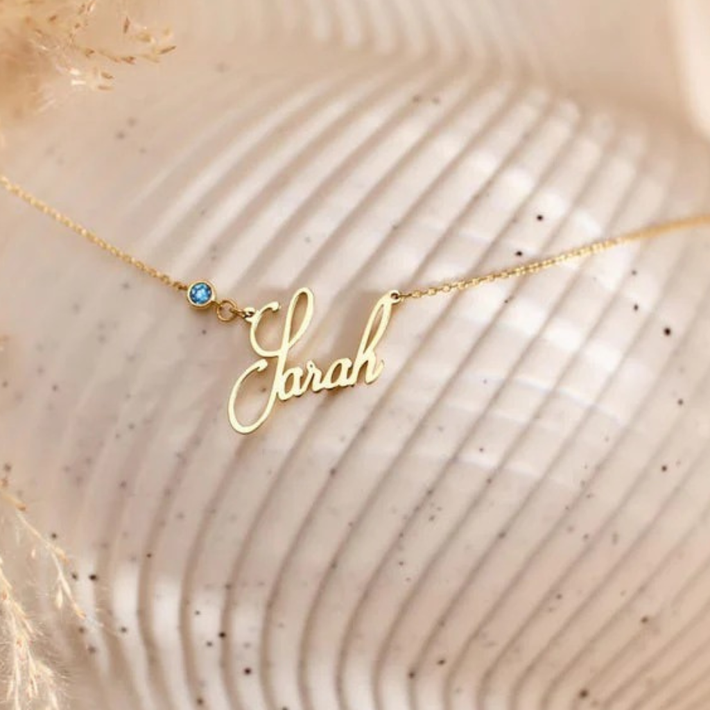 The Signature Name & Birthstone Necklace