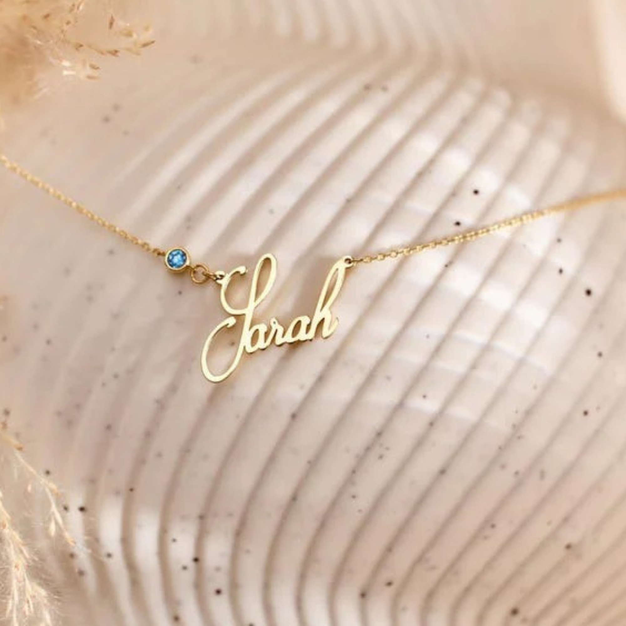 The Signature Name & Birthstone Necklace