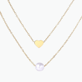 The Legacy Heart & Pearl Necklace