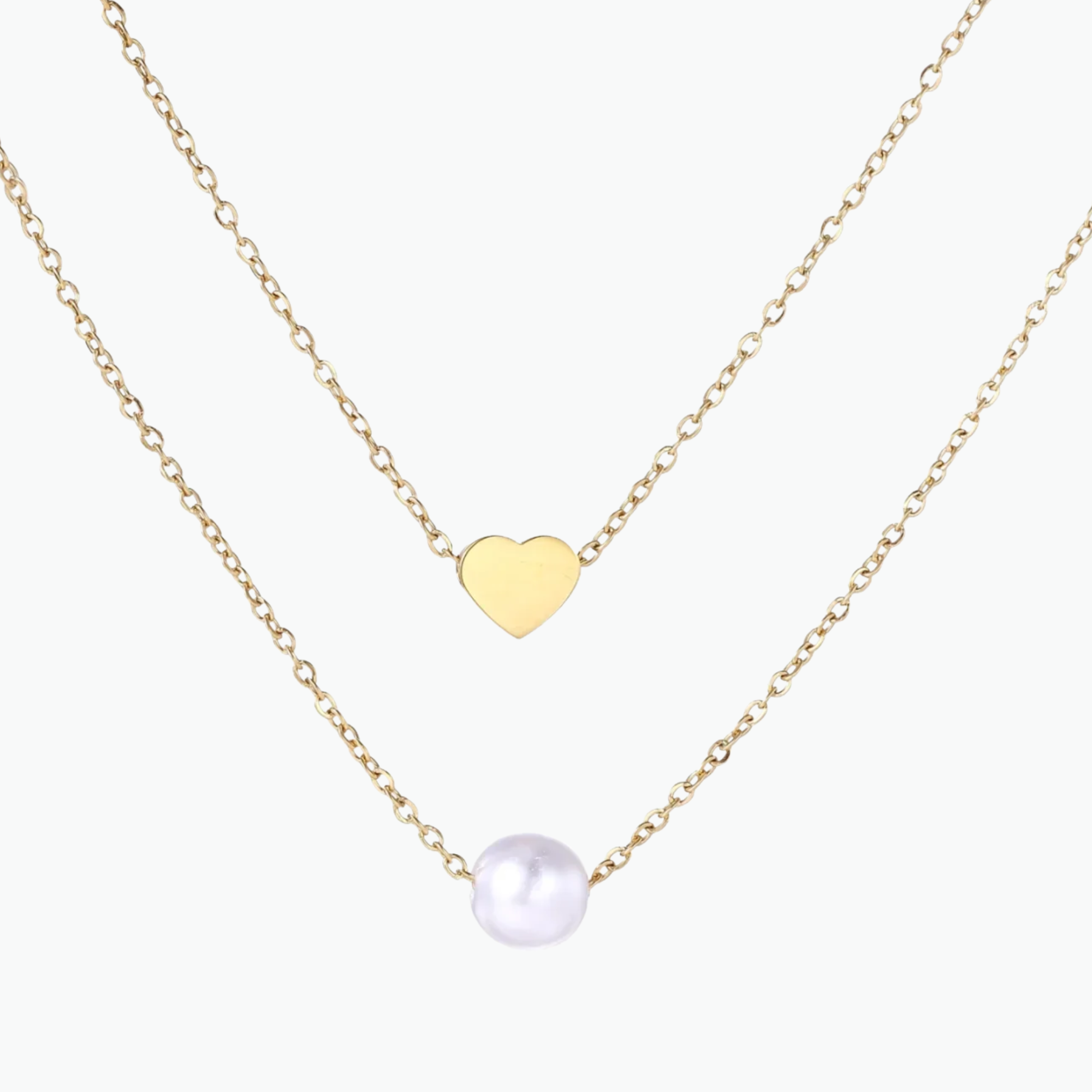 The Legacy Heart & Pearl Necklace