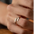Skye Double Name Wrap Ring
