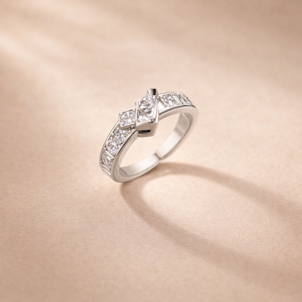Eco-chic Minimalist Gallery Ring