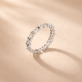 Eco-chic Minimalist Zircon Ring