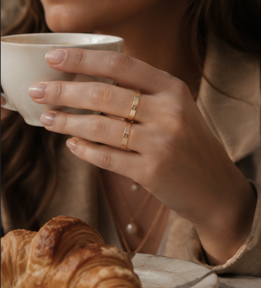 Personalized Name Stacking Ring