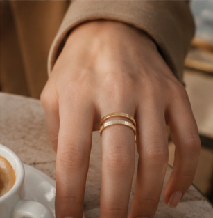 Personalized Name Stacking Ring