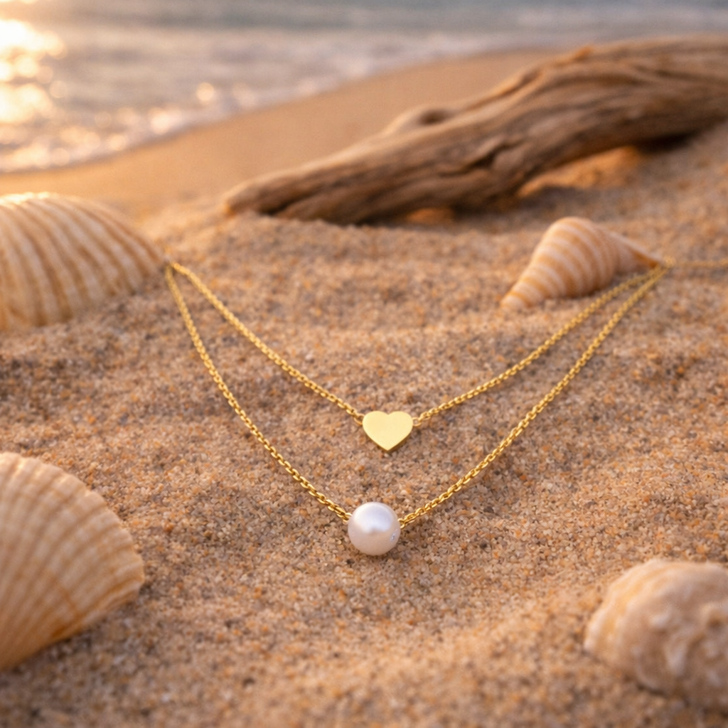 The Legacy Heart & Pearl Necklace