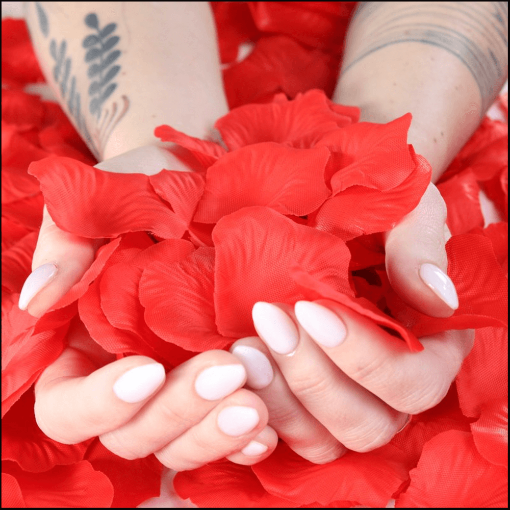 Lifelike Rose Petals
