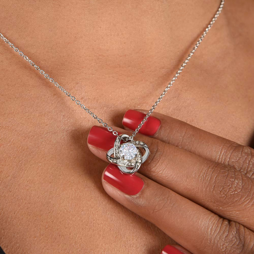 For Her - Graduation Love Knot Necklace