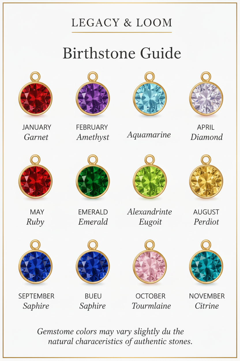 Legacy 18K Gold Birthstone Earrings