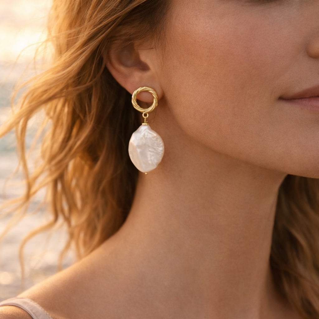 Heirloom Baroque Pearl Drop Earrings