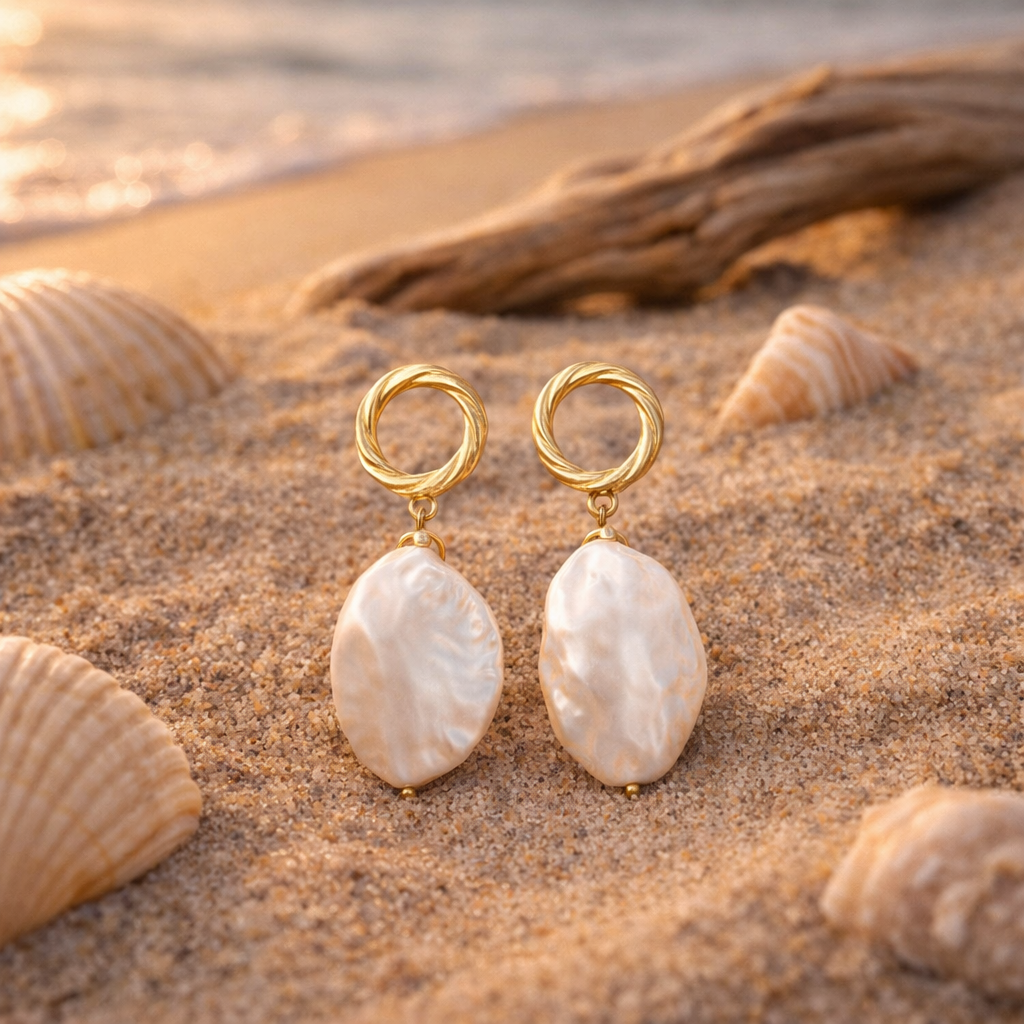 Heirloom Baroque Pearl Drop Earrings